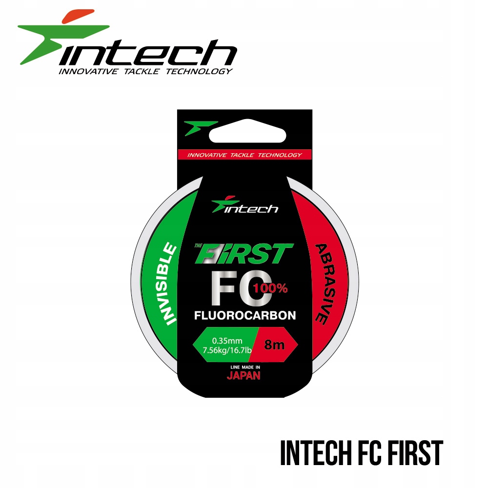 Żyłka fluorocarbonowa Intech Fc First 0.35mm/7.56kg/16.7lb 8m