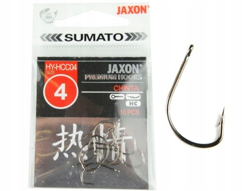 10szt HACZYKI JAXON SUMATO CHINTA CZARNE oczko 4