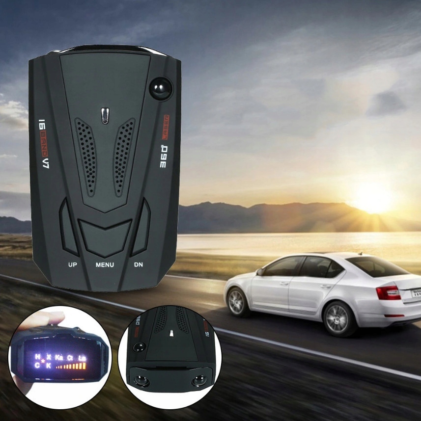 SAMOCHODOWY WYKRYWACZ RADAROW DETEKTOR PREDKOSCI EAN 7871158670154