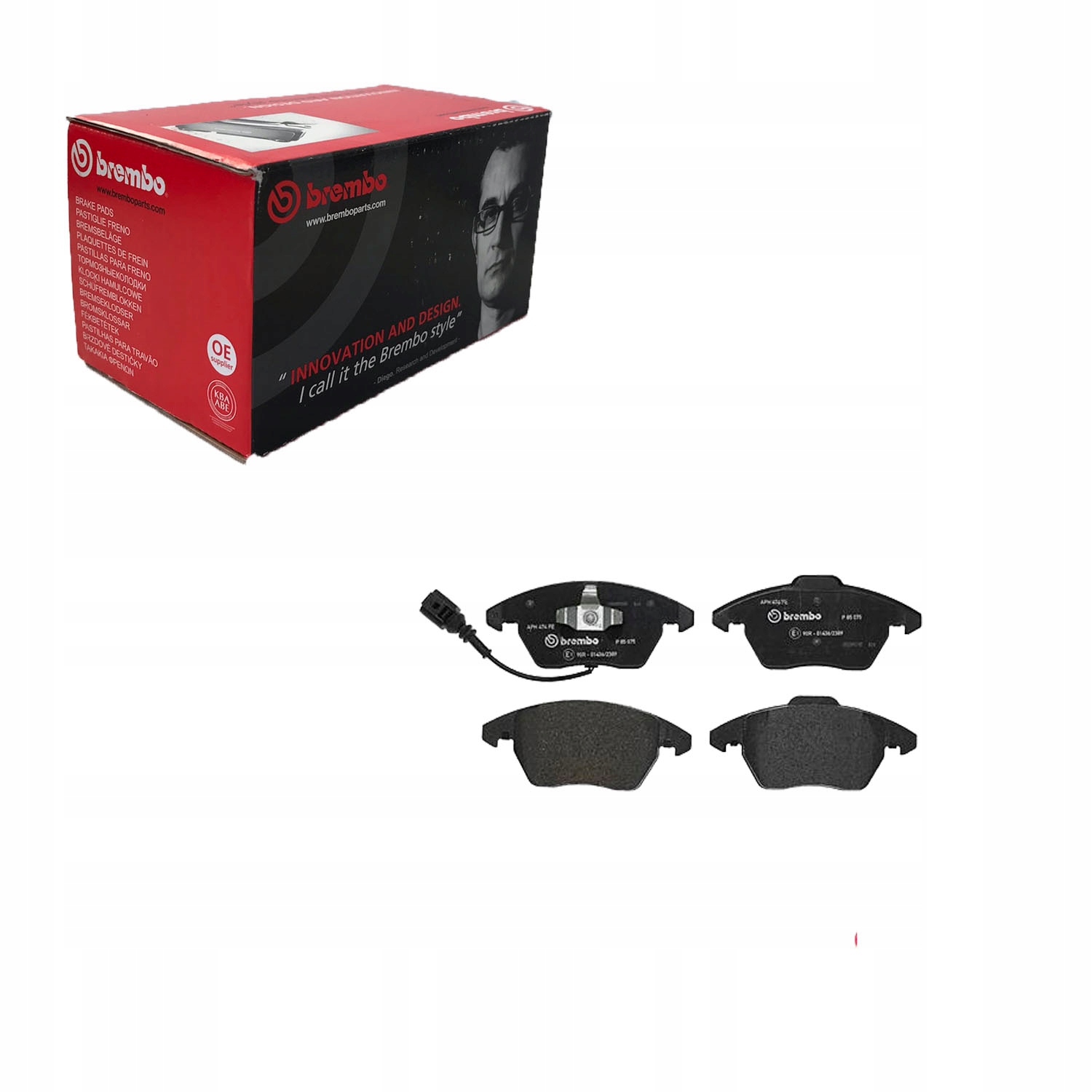 85 075 - Тормозные колодки BREMBO P85075