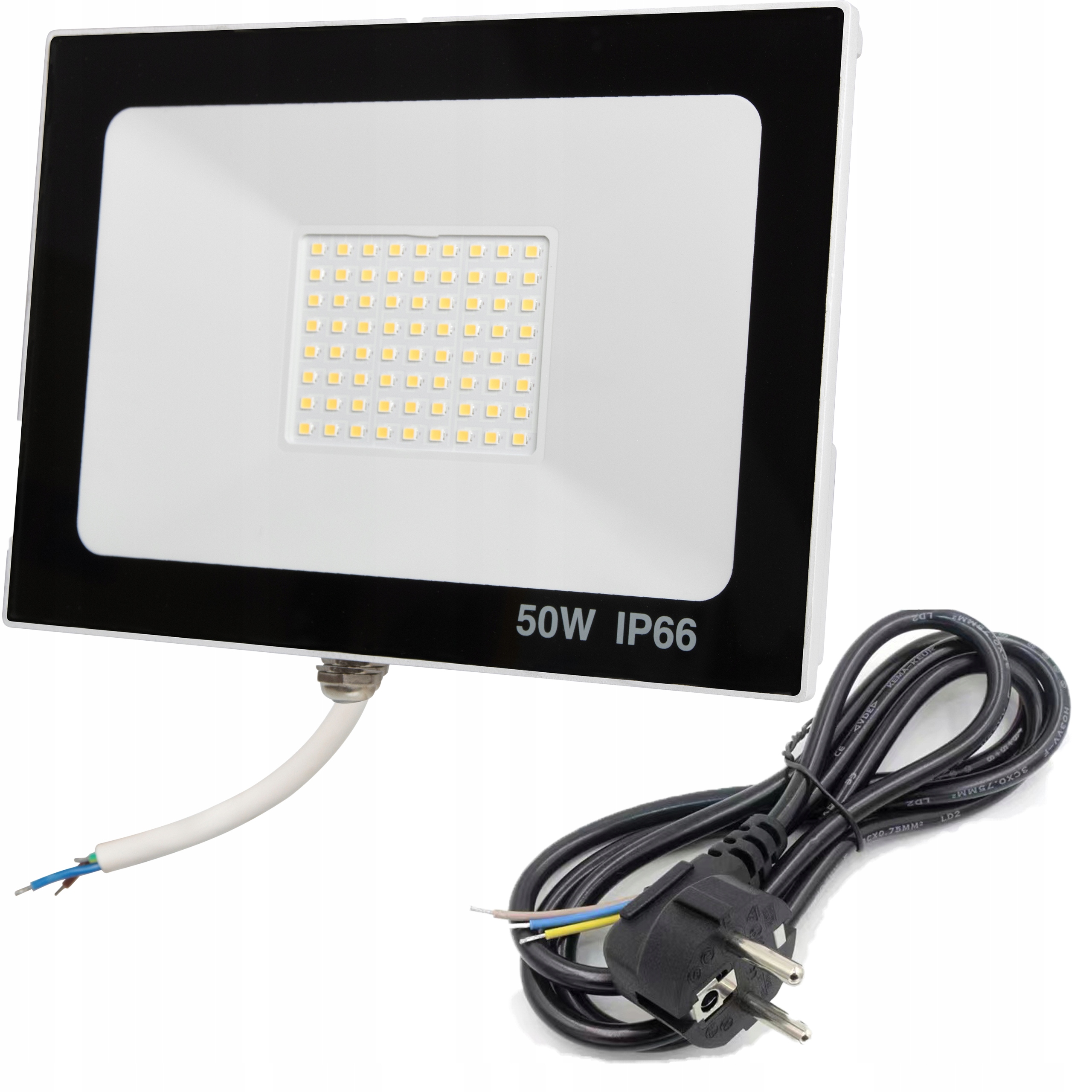 

Halogen Lampa Naświetlacz Led 50W 5500lm Kabel