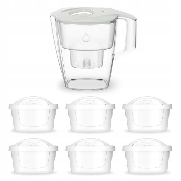 Dzbanek Filtrujący Dafi Mila Piaskowy 3 l Manualny 6 Wkładów Unimax