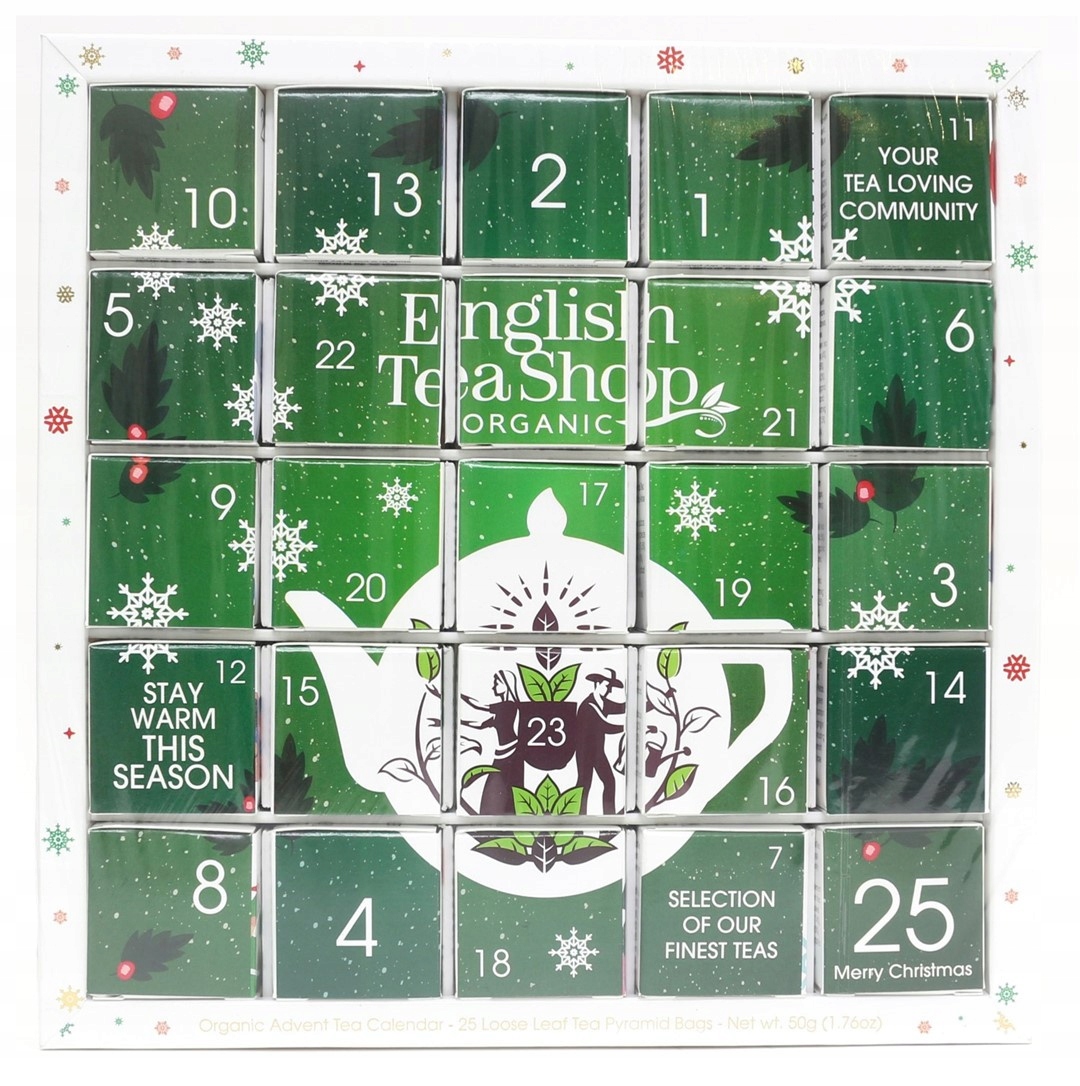 Sada čajů Adventní kalendář zelený (25x2) bio 50 g