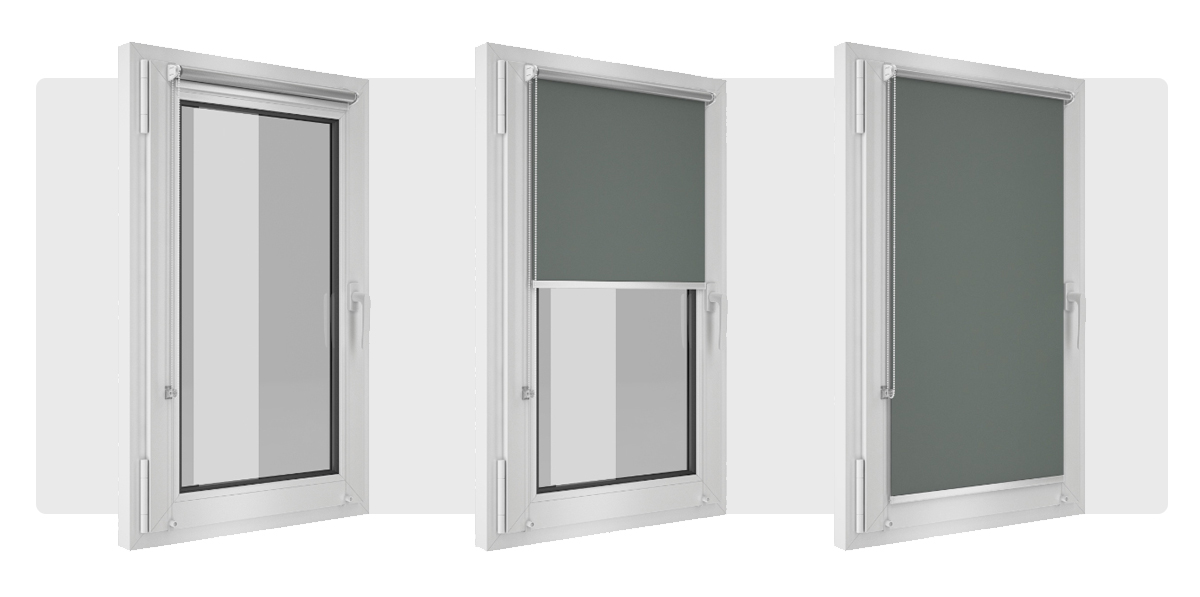 Praktyczna Roleta okienna zaciemniająca 91x140 cm Długość 140 cm