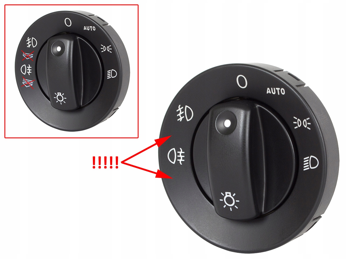 AUDI A4 B6 B7 ZESTAW NAPRAWCZY WŁĄCZNIKA ŚWIATEŁ Funkcje światła