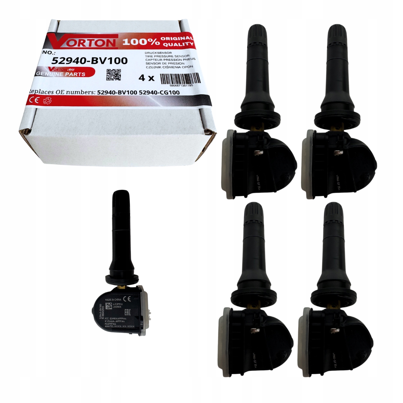 4X Senzor Tpms Snímač Tlaku V Pneumatikách Hyundai Tucson IV NX4 2020+