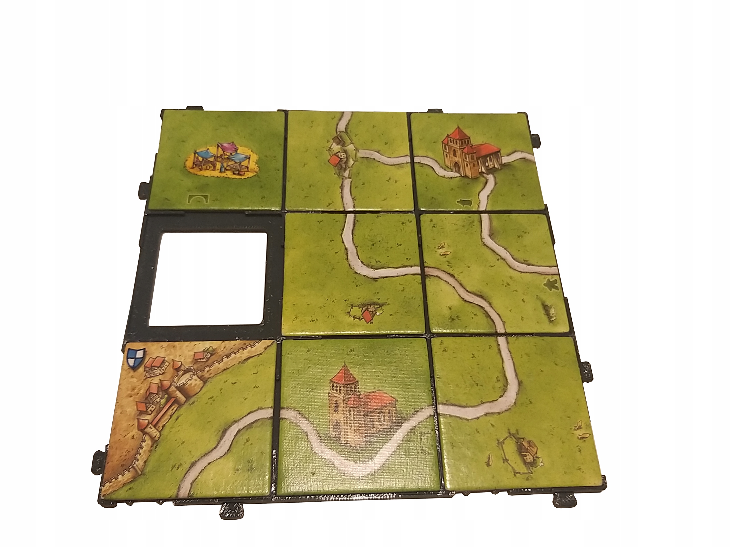 Płytka / panel modułowy do gry Carcassonne / Karak - 1 szt. Producent inny