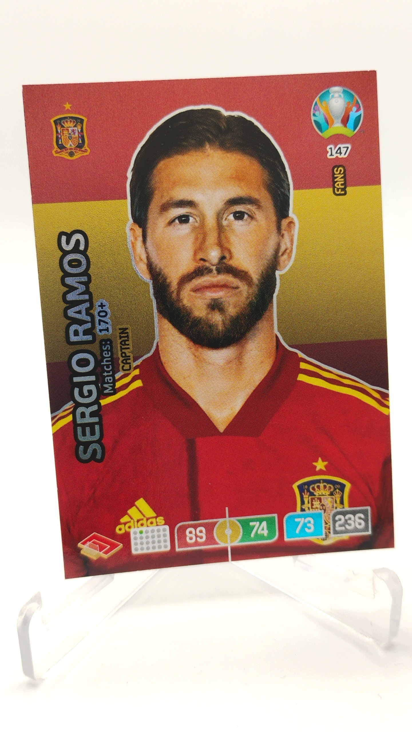 Panini Euro 2020 Fans Captain 147 Sergio Ramos Hiszpania