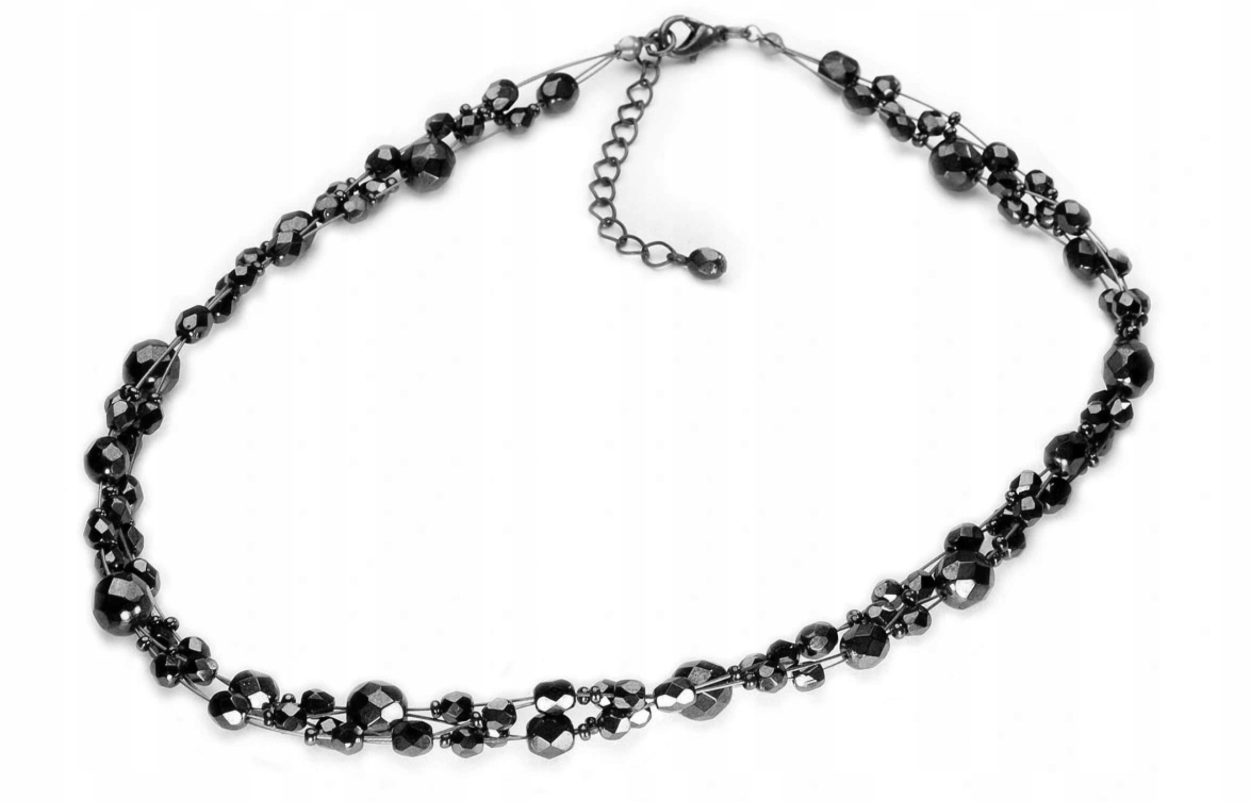 

Naszyjnik Czarny Choker Avon Plecionka Jablonex