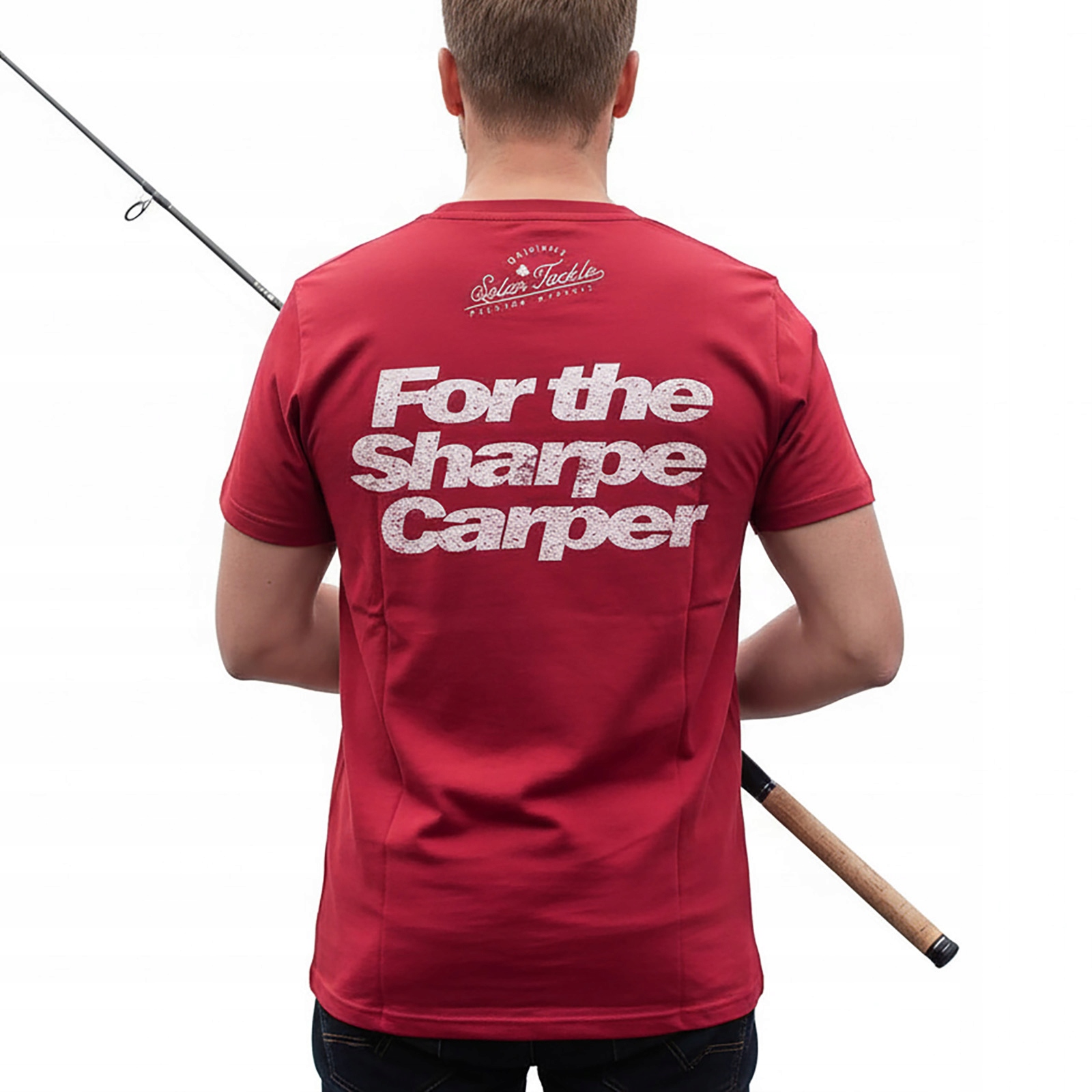 Tričko Solar Tackle T Shirt Red XL Červená For The Sharper Carper