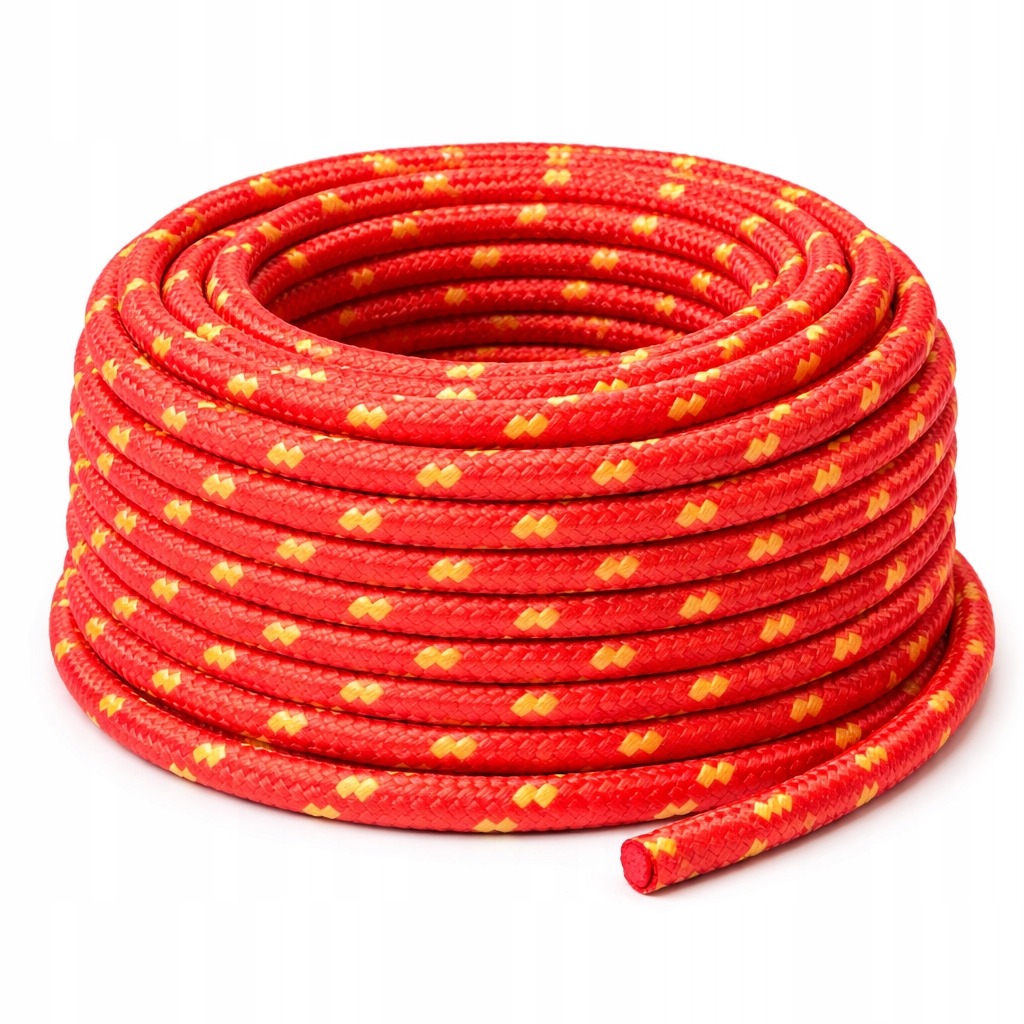 Lina Polipropylenowa 12mm 50M Sznur Linka Pleciona Budowlana Mocna Premium