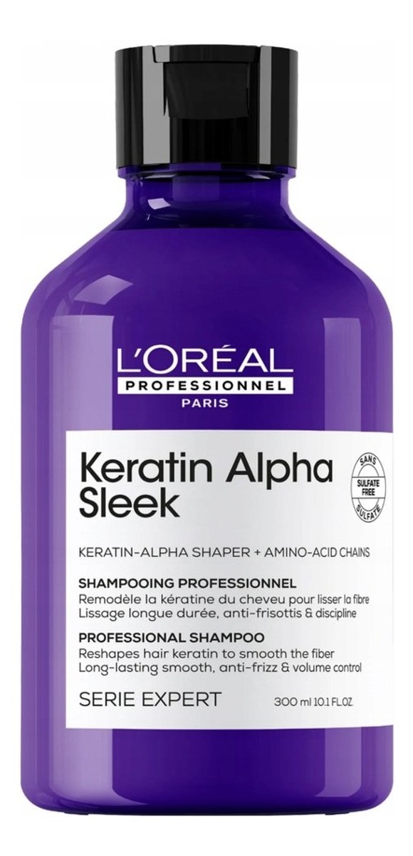 L'Oreal Paris Keratin Alpha Sleek šampon 300 ml