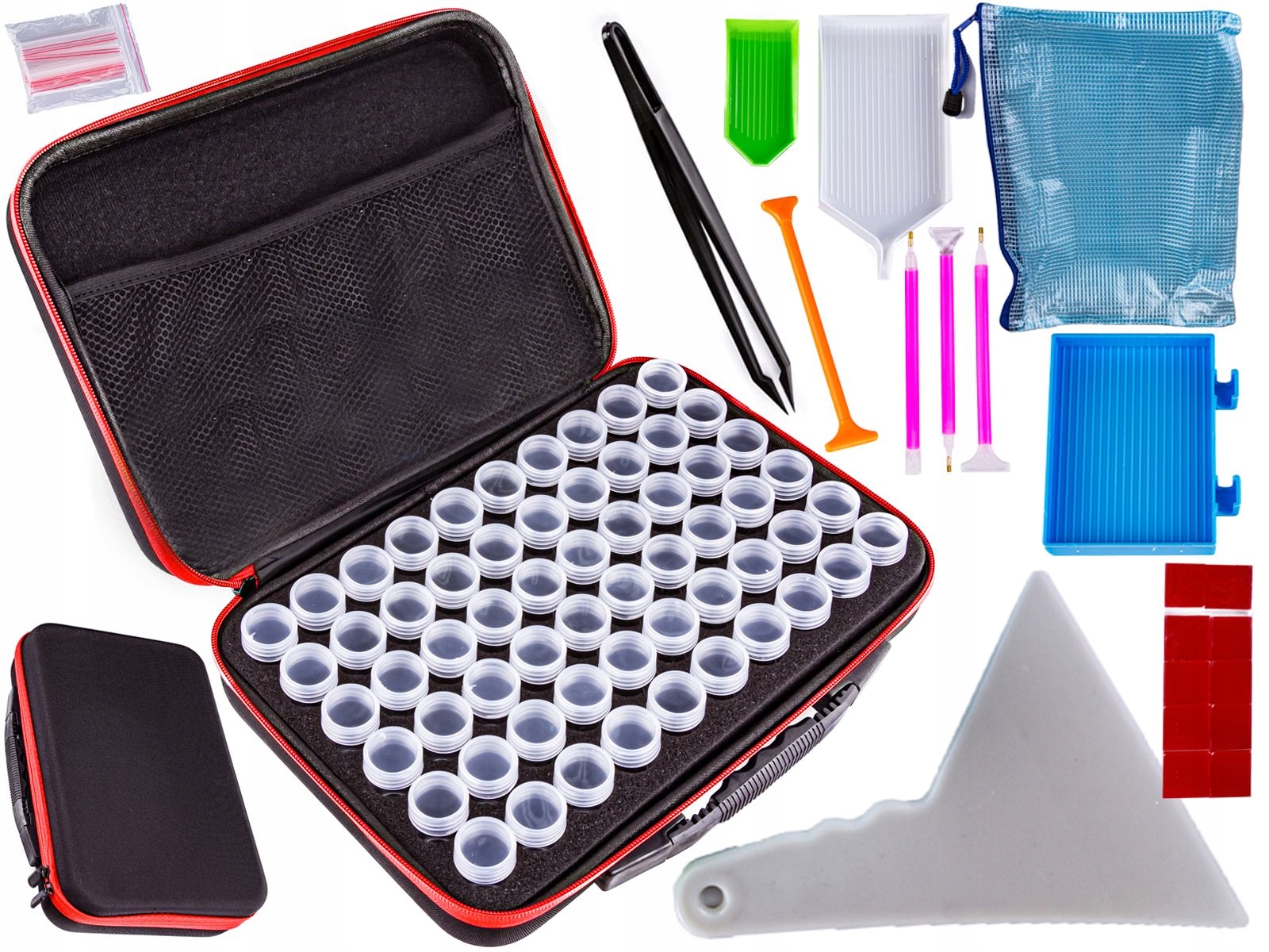 Příslušenství Diamantová výšivka, Pouzdro 60 Kontejnerů Příslušenství Diamo sada