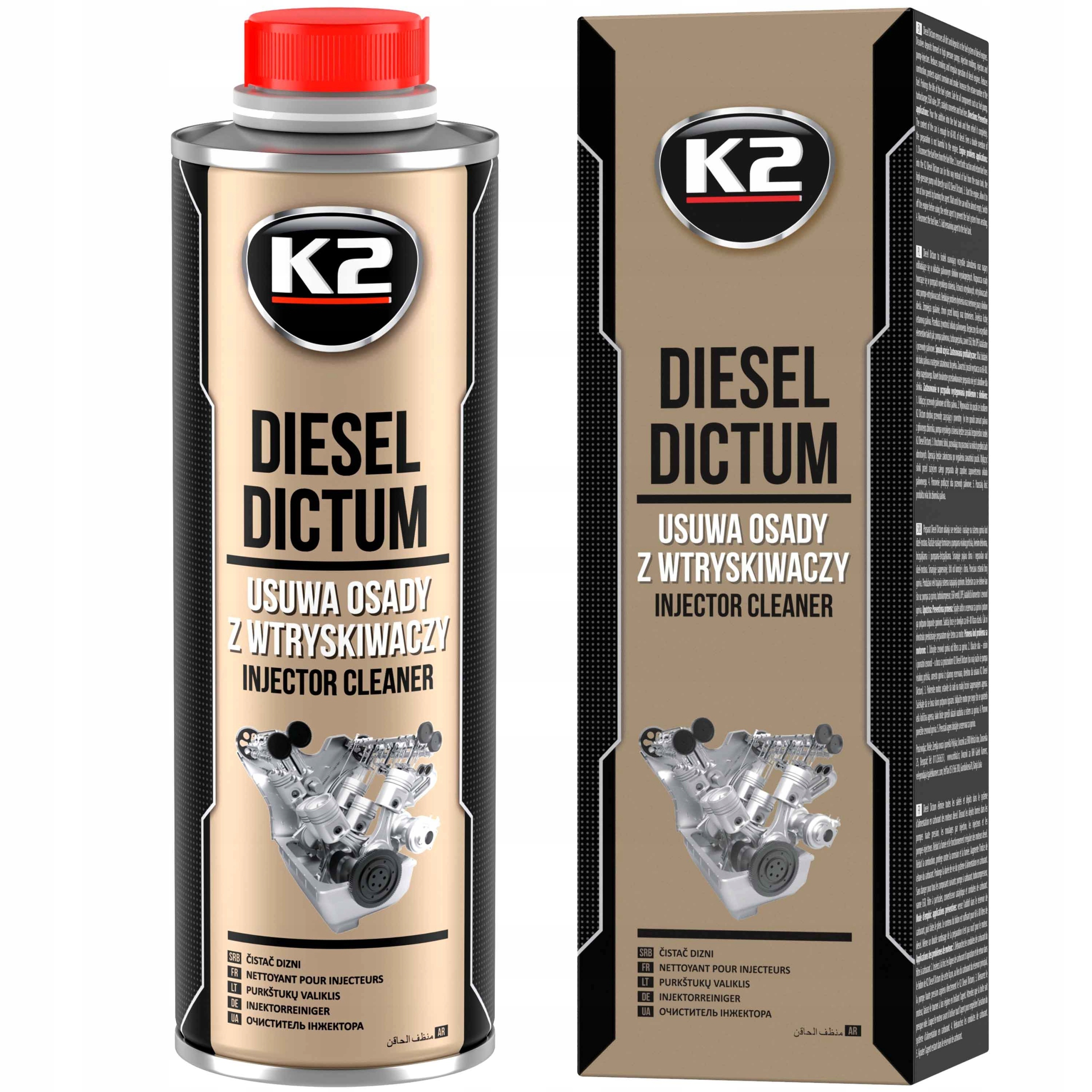 K2 Diesel Dictum Do Czyszczenia Wtrysków 500ML