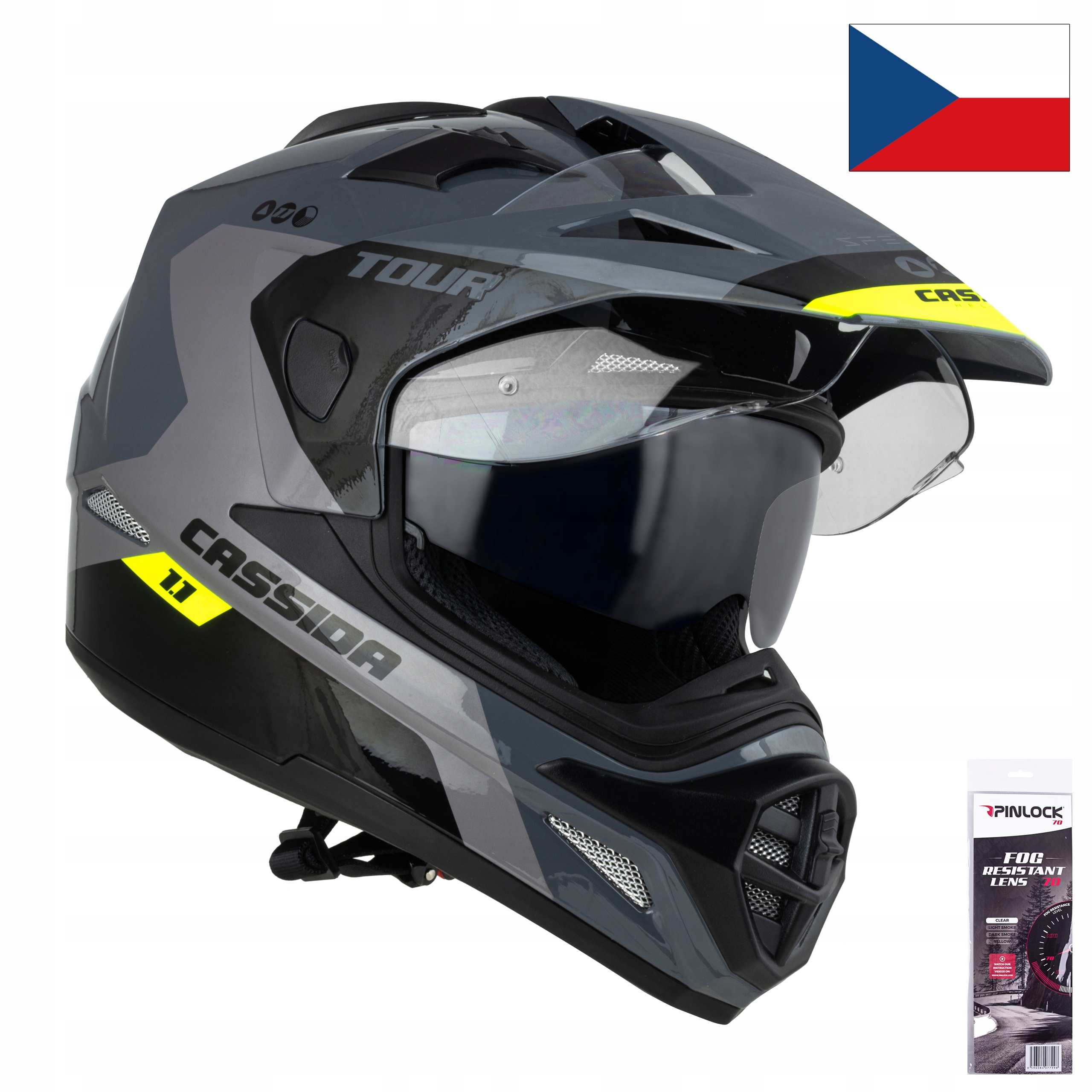 

Czeska Cassida Tour Kask Motocyklowy Cross New S
