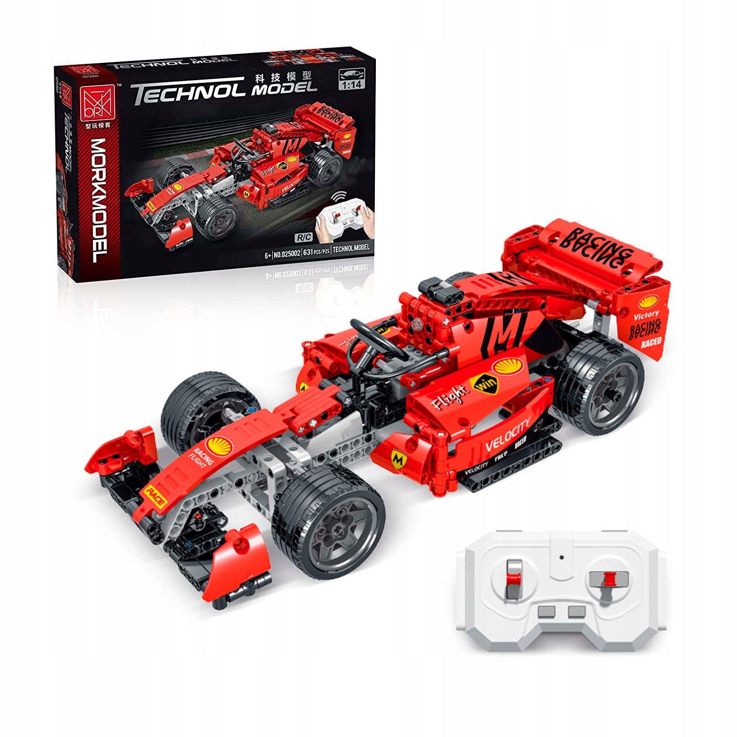 

Klocki Konstrukcyjne Auto Wyścigówka Formuła F1 Rc