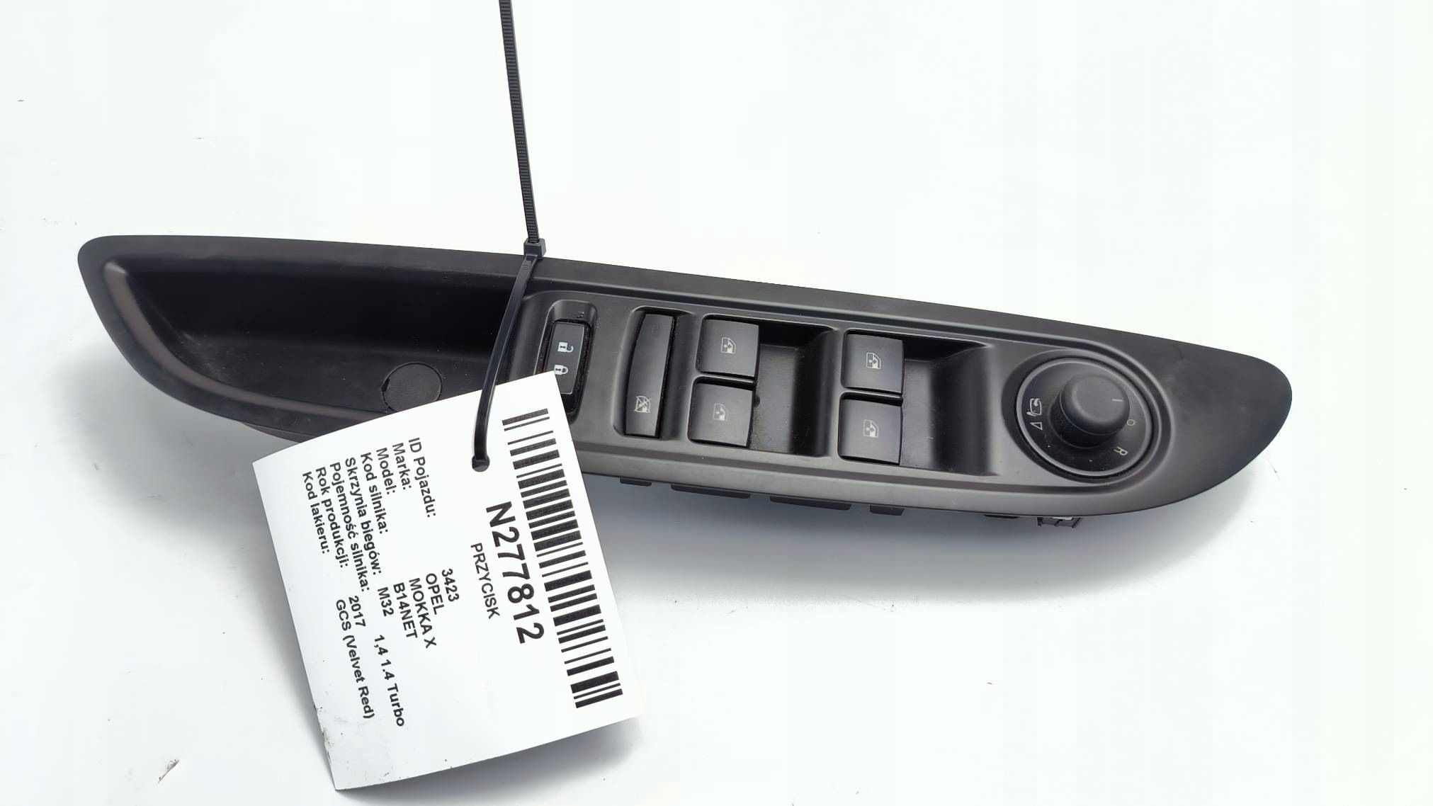 control panel of the window 95025518 OPEL MOKKA X