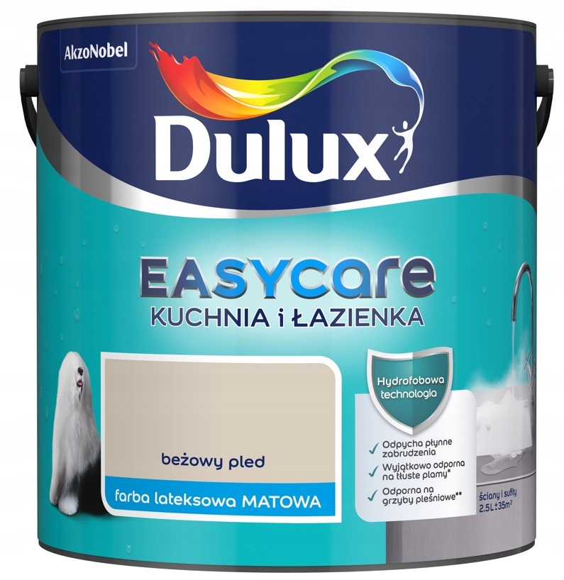 

Dulux Easy Care K&b- beżowy pled, 2.5l