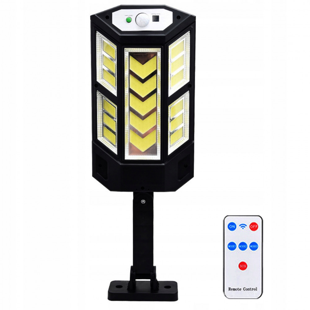 Lampa Solarna Uliczna Latarnia 249 Led Cob Pilot