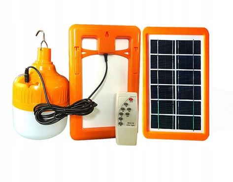 

Żarówka Led Panel solarny Zestaw fotowoltaiczny S