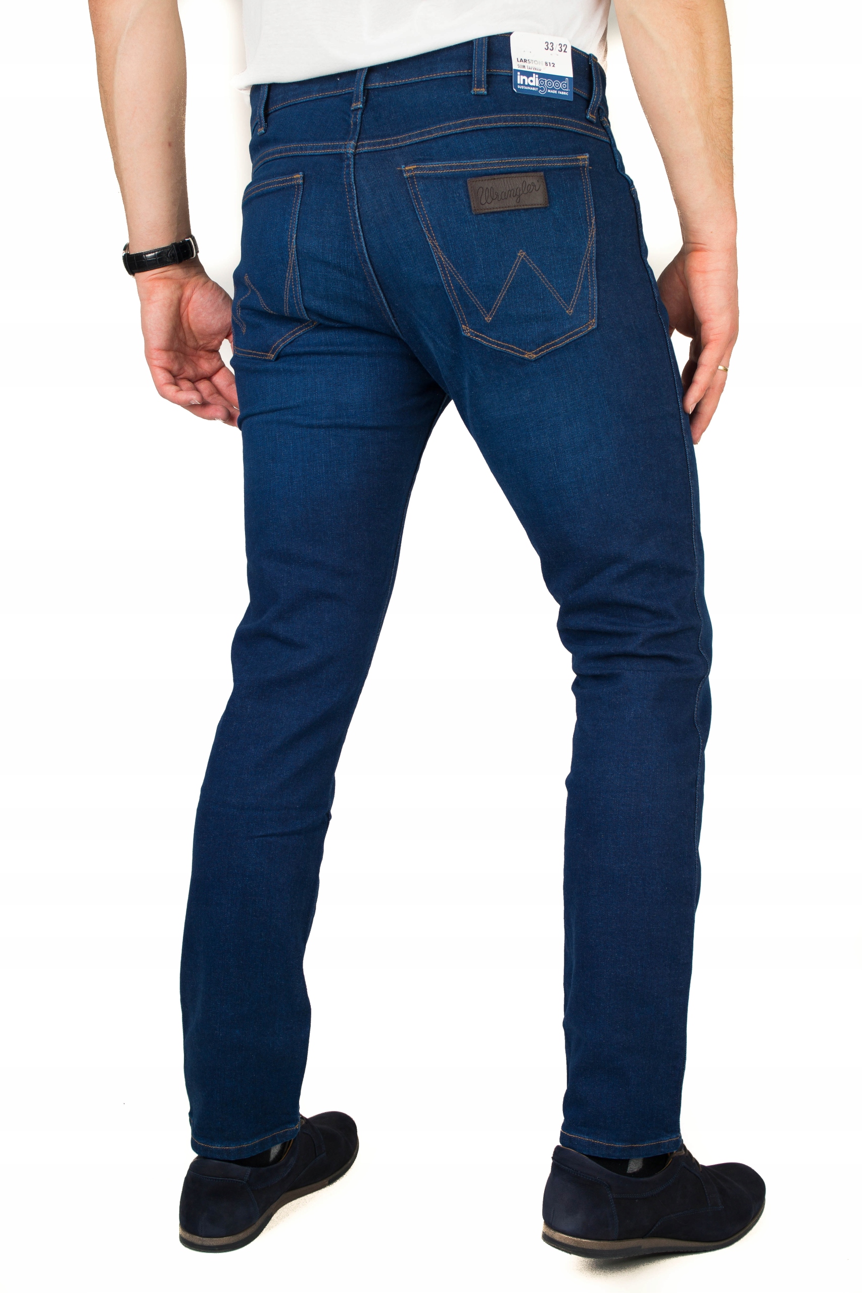 Wrangler Larston Slim Tapered W40 L32 The Bullseye W18SYI39K Model Larston