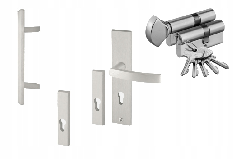Klamka drzwiowa HAGA PLUS INOX - POCHWYT