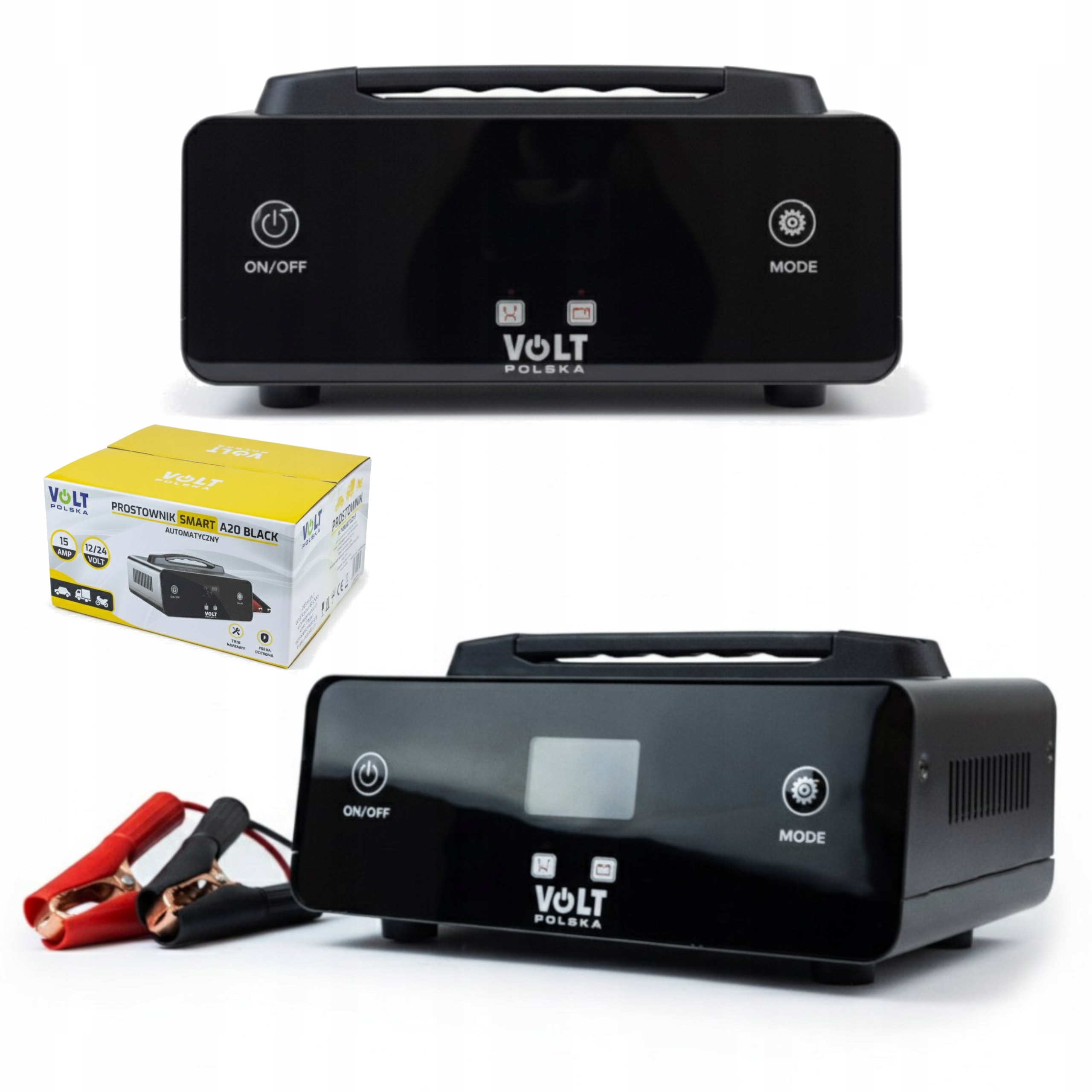 Ładowarka, prostownik automatyczny do Agm, Gel i kwasowych Volt A20 12/24V