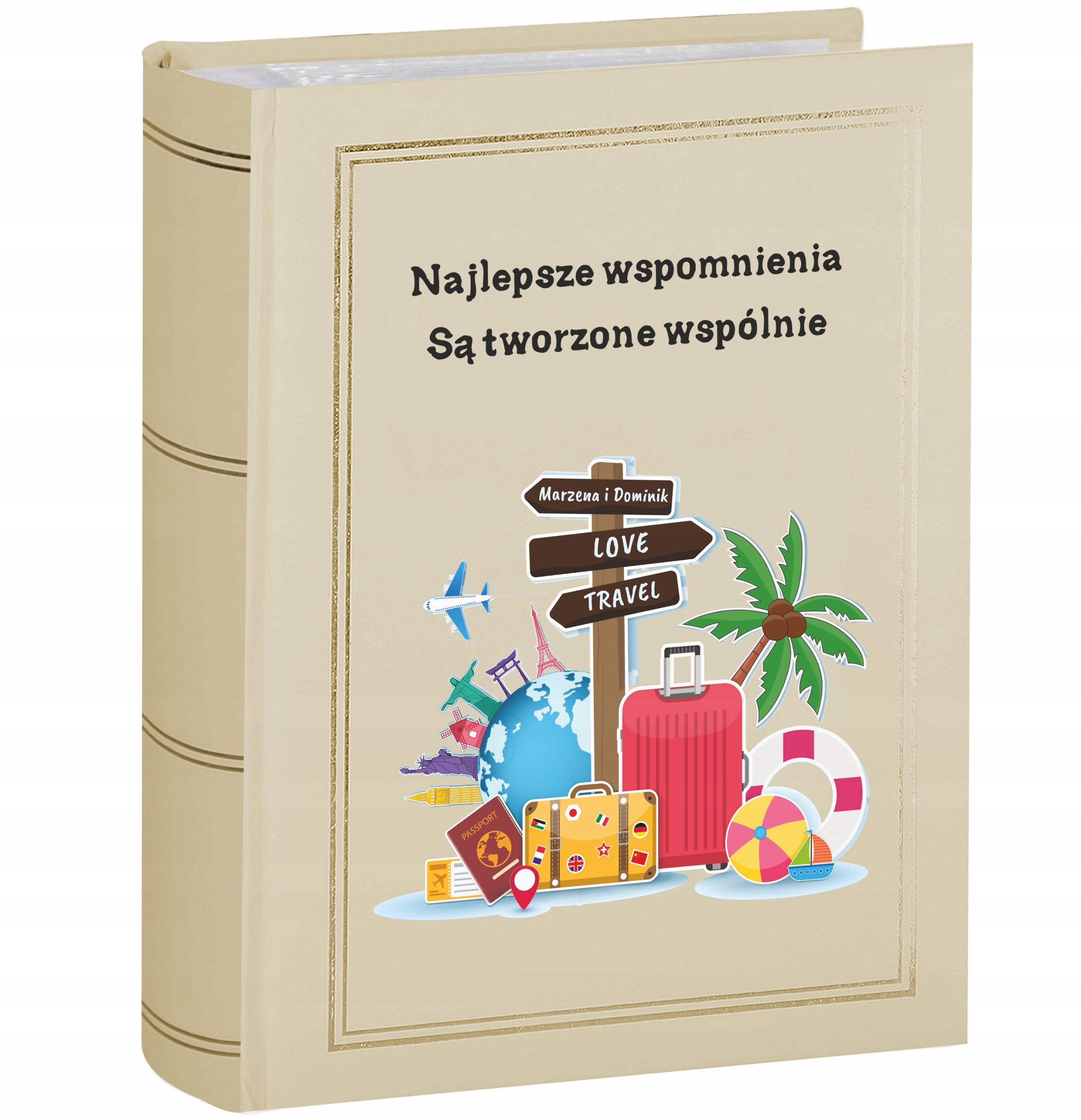 Album na zdjęcia Pamiątka Podróży Poślubnej 300 zdjęć dla pary ślub