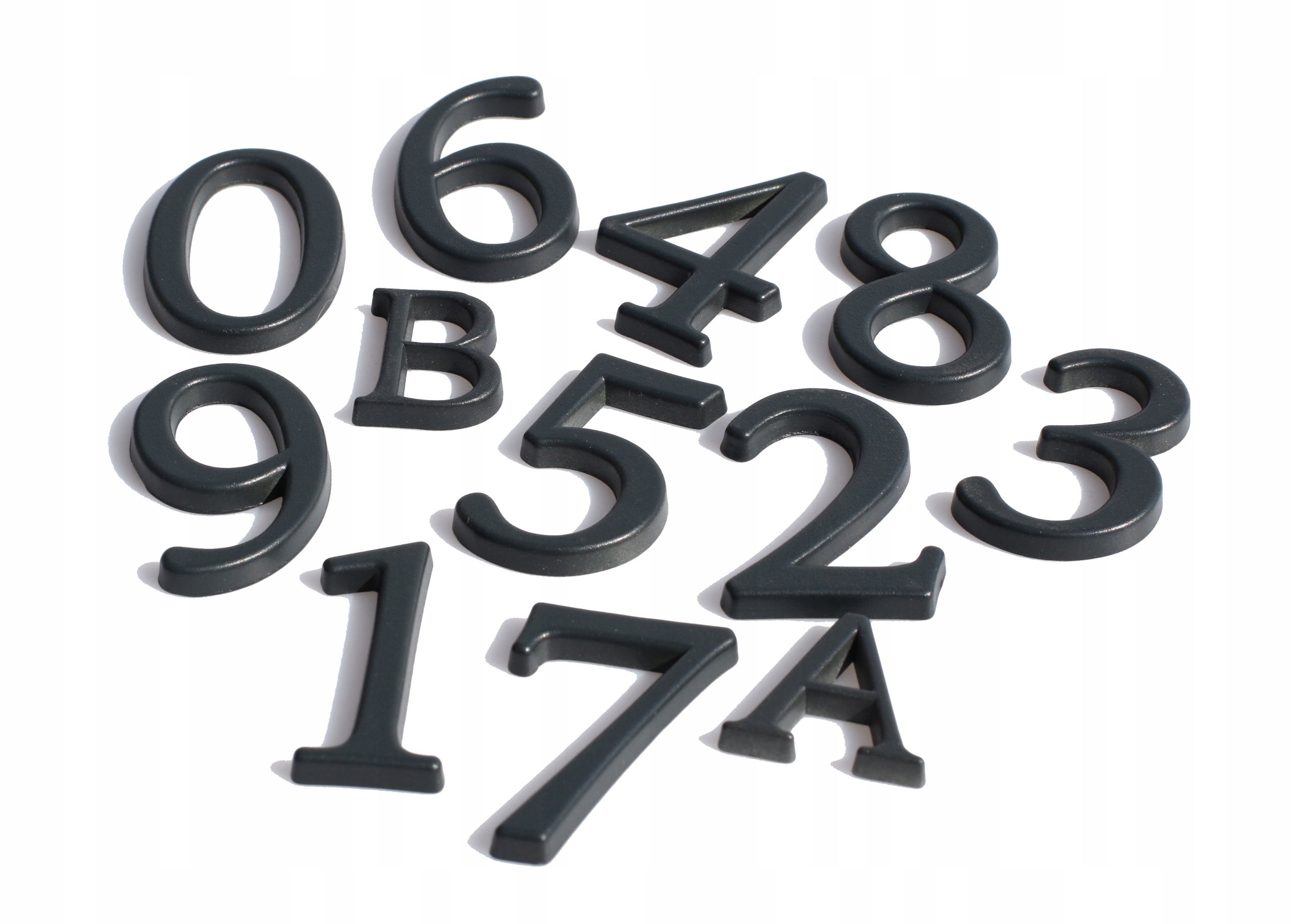 CYFRY NUMER NUMEREK NA DRZWI ZNAL 5CM 0 GRAFIT Wysokość produktu 5 cm