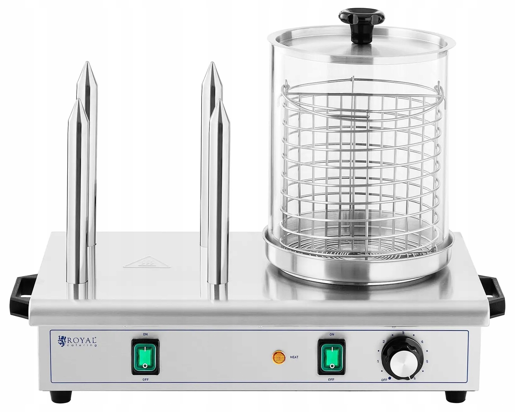 Podgrzewacz hot dogów parówek 650W 0,7L Royal Catering RCPHW 650 10012002