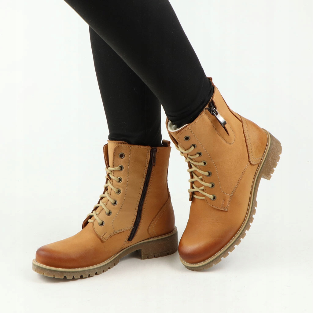 Botki Stella 4038 Rudy-20 nubuk 36 Marka inna