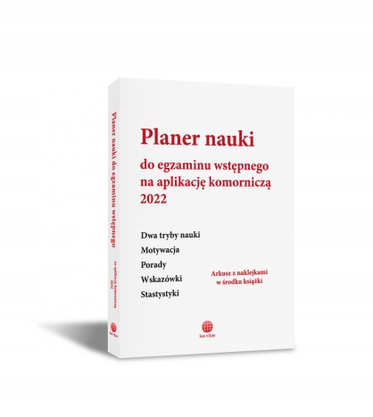 Planer nauki do egzaminu wstępnego