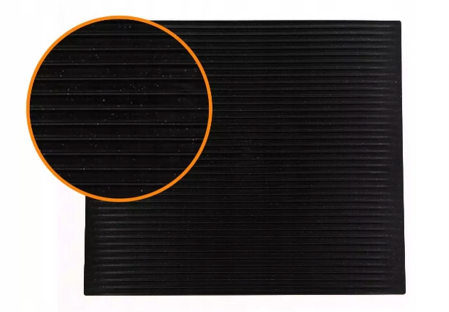 Czarny ociekacz do naczyń mata Flexi 45x39 cm EAN (GTIN) 5903456012359