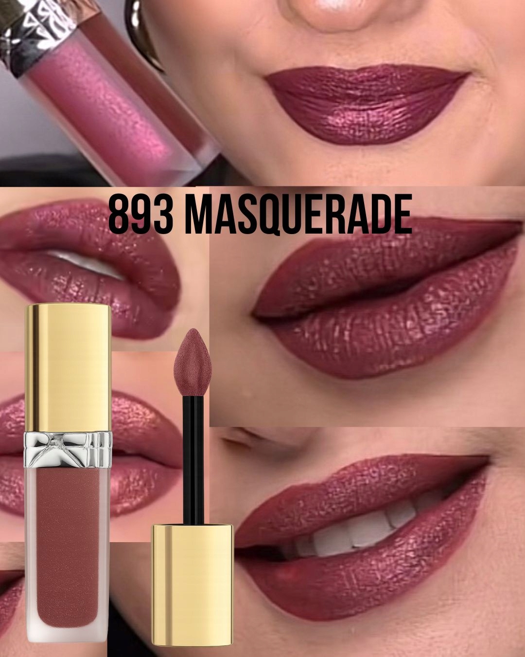 Dior rouge forever liquid sequin 6 ml 893 masquerade pomadka w