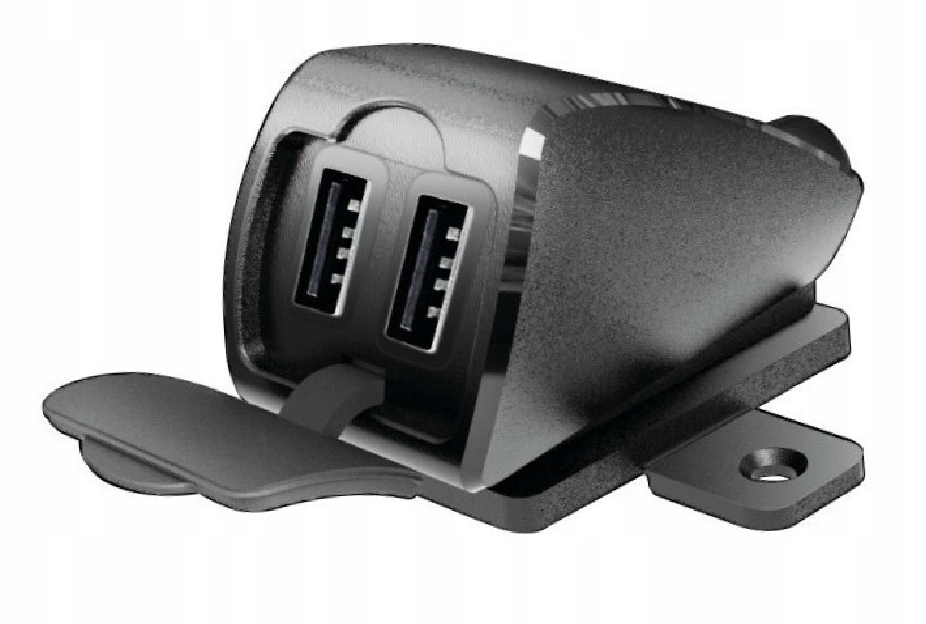 WODOODPORNA PODWÓJNA ŁADOWARKA USB NA ŚRUBY /TAŚME