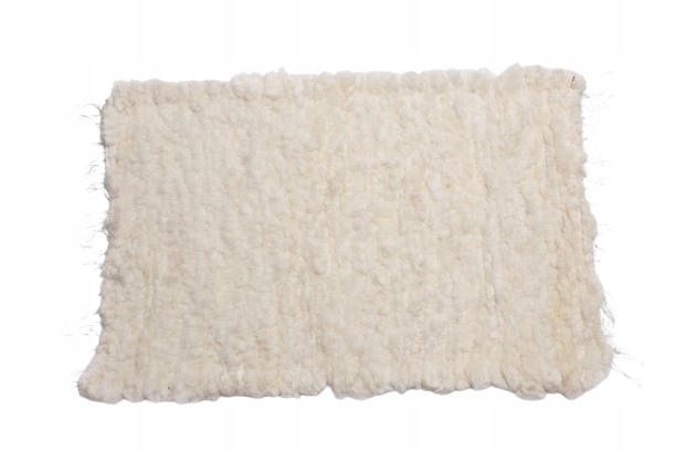 Kobereček Tkaný Na Krosnách Bílá Ovčí kůže Přírodní