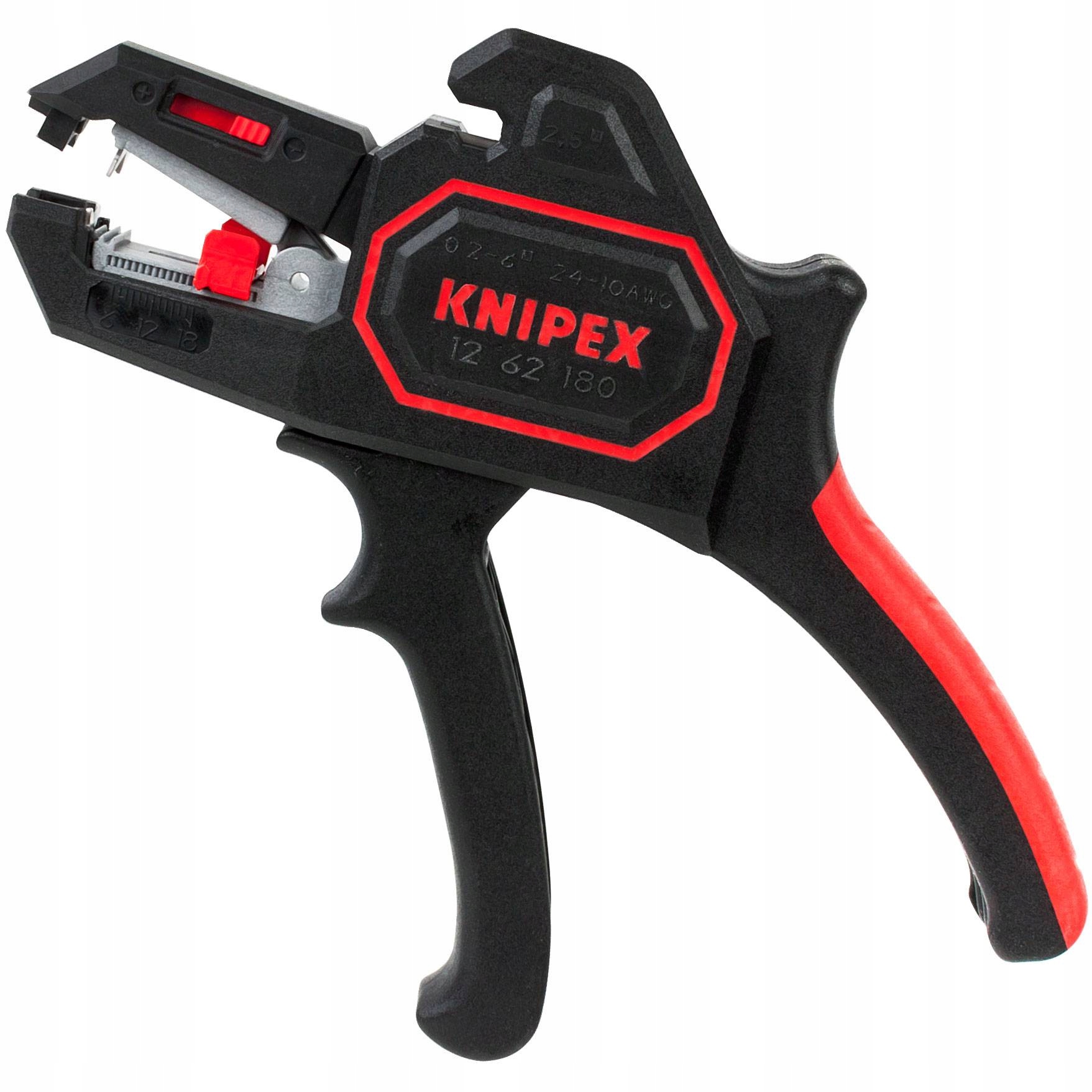 KNIPEX ŚCIĄGACZ IZOLACJI AUTOMAT 0,2-6 12 62 180