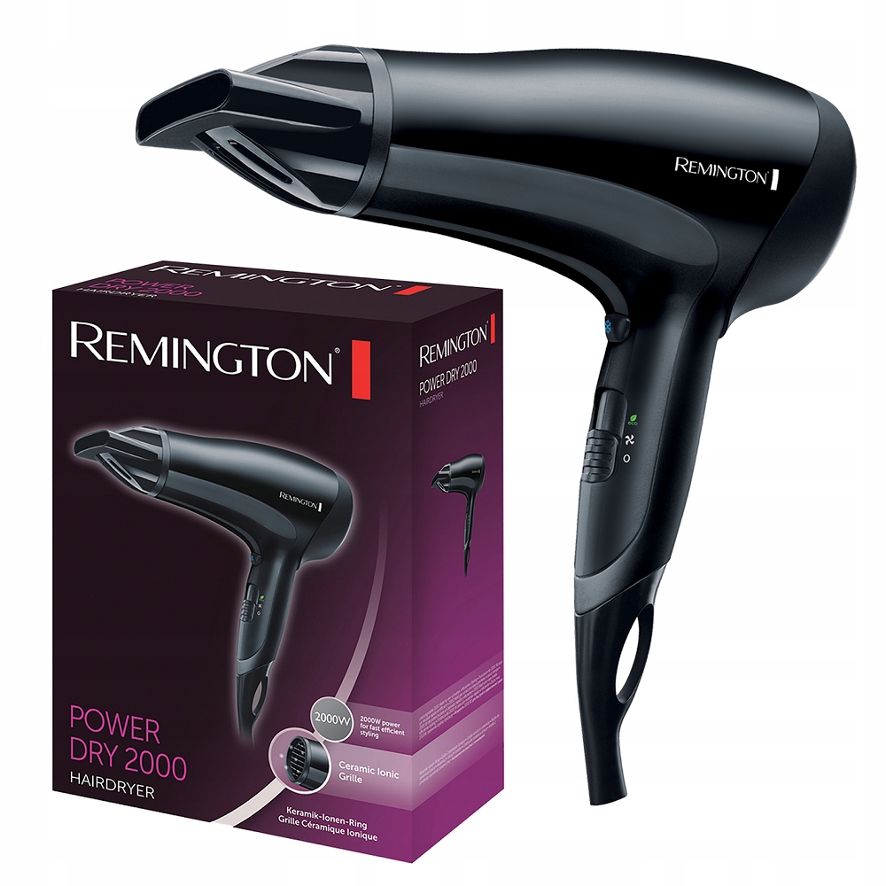 

Mocna i Lekka Suszarka do Włosów Remington Pro