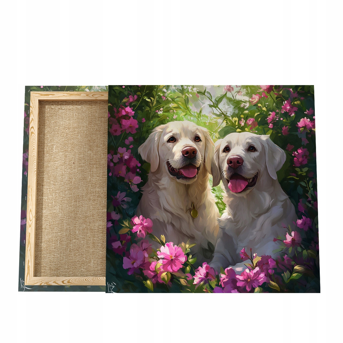 Obraz se psem Plátno Labrador Obraz s labradorem Pes Obraz, Portrét psa