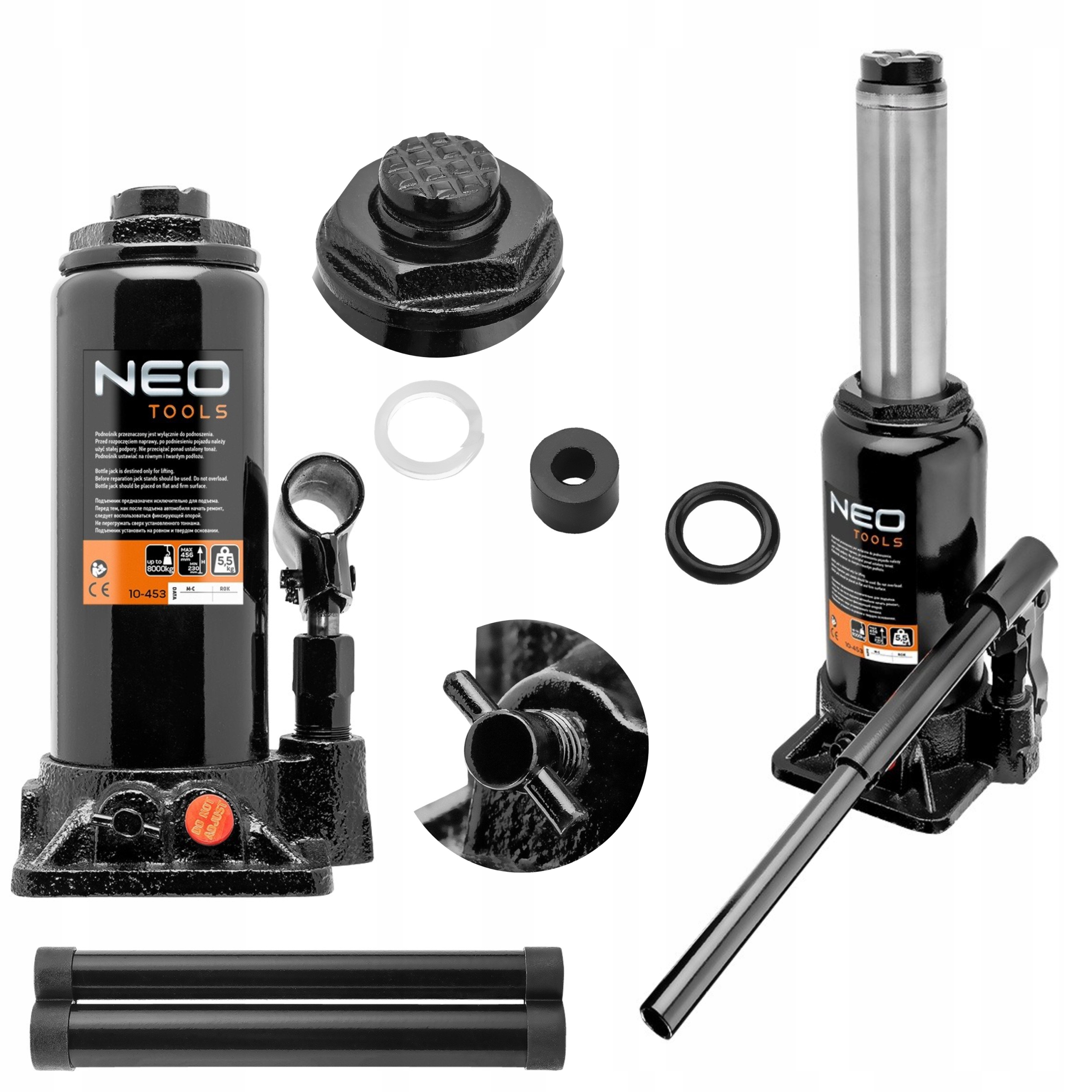 NEO ГІДРАВЛІЧНИЙ ДОМКРАТ 8T