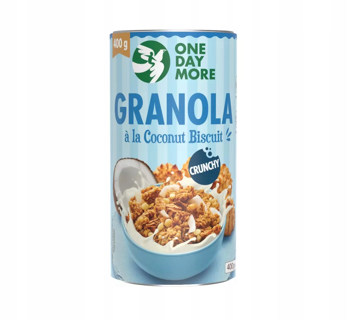 Levně 3x OneDayMore Granola kokosová a la Coconut Biscuit 400 g