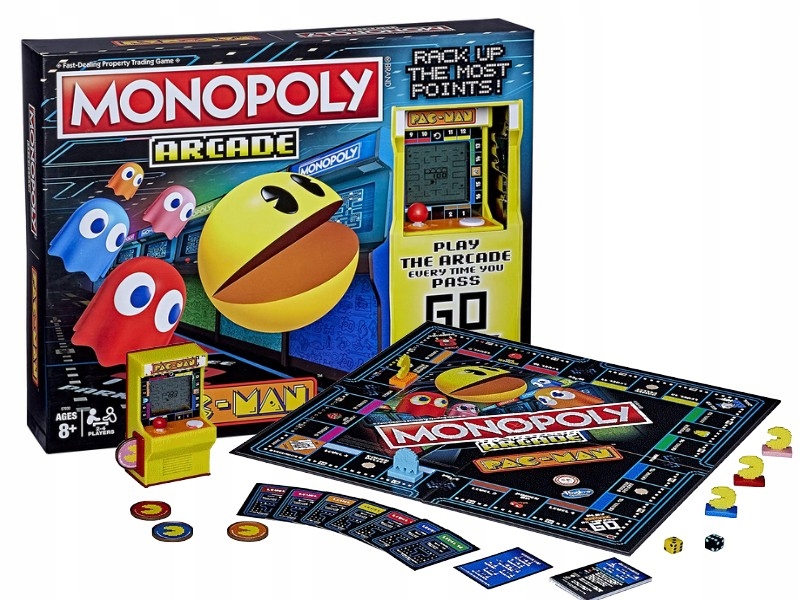 GRA MONOPOLY ARCADE PACMAN wersja polska E7030 Stan nowy 130 z