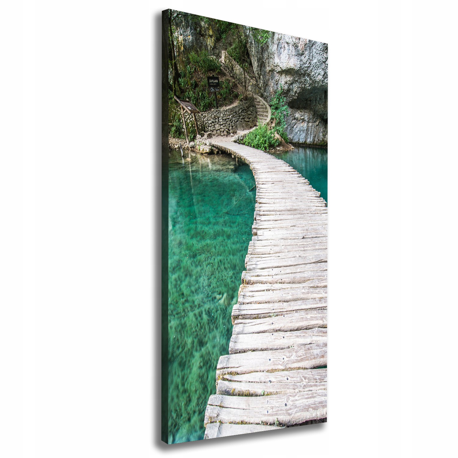 

Foto obraz na płótnie Jeziora Plitwickie 50x125 cm
