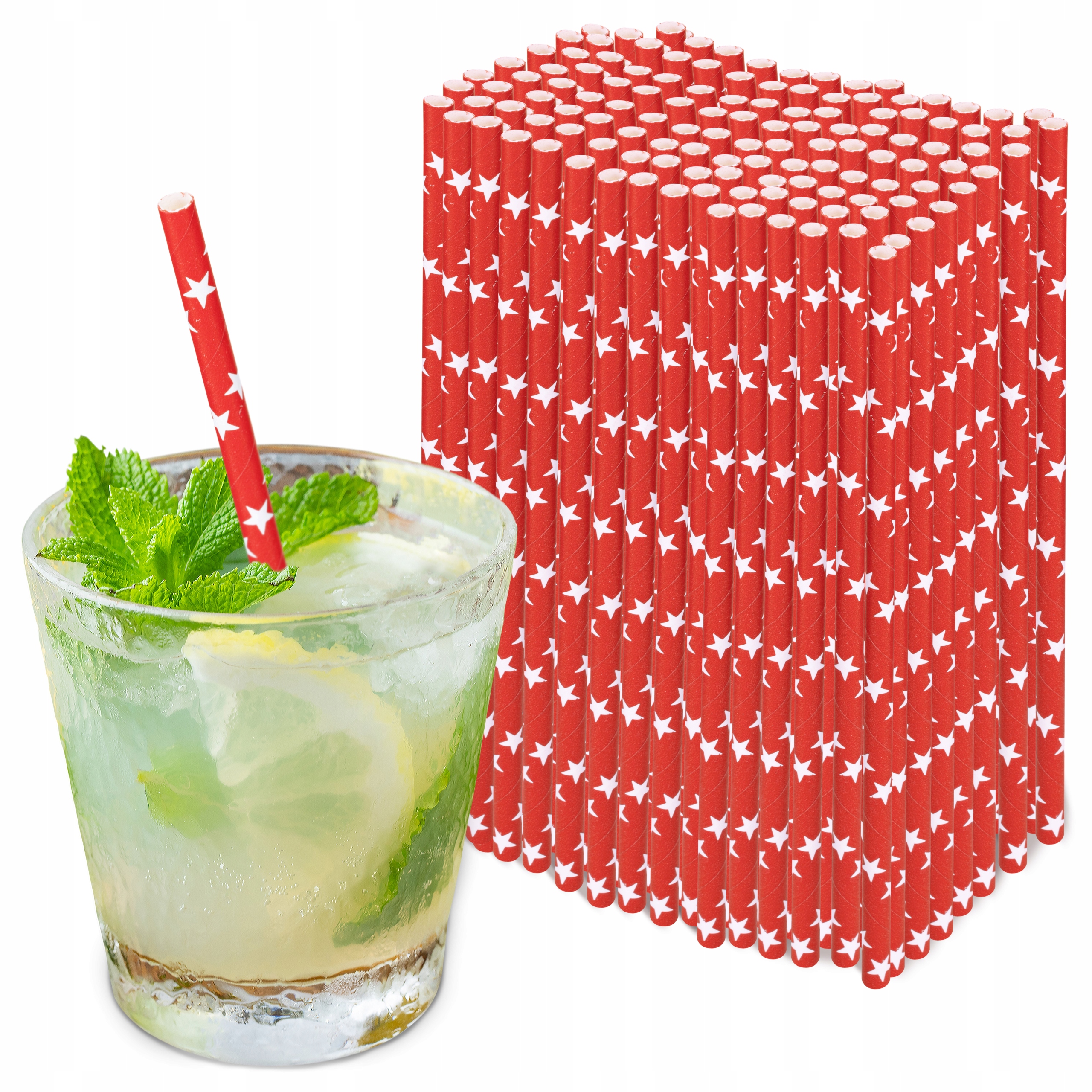 

Słomki Papierowe Gwiazdki Czerwone 250 sztuk Eko