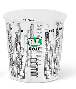 BOLL POJEMNIKI PLASTIKOWE Z PODZIAŁKĄ 650ml