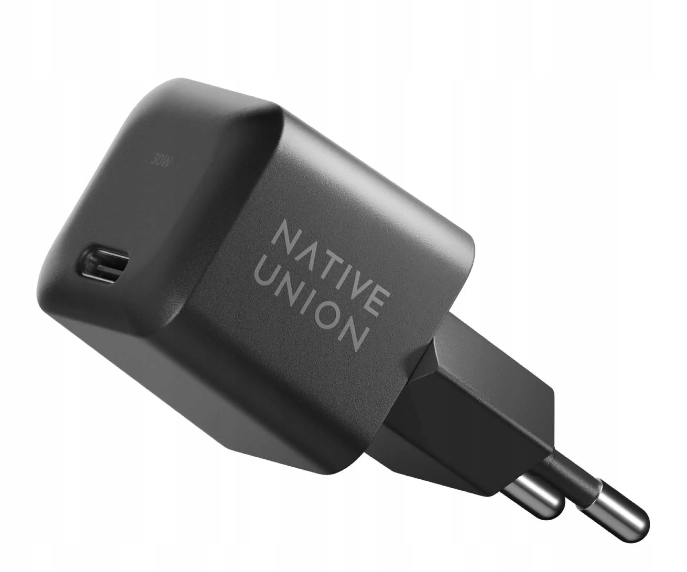Ładowarka Pd 30W V2 Native Union Fast GaN Charger Czarny