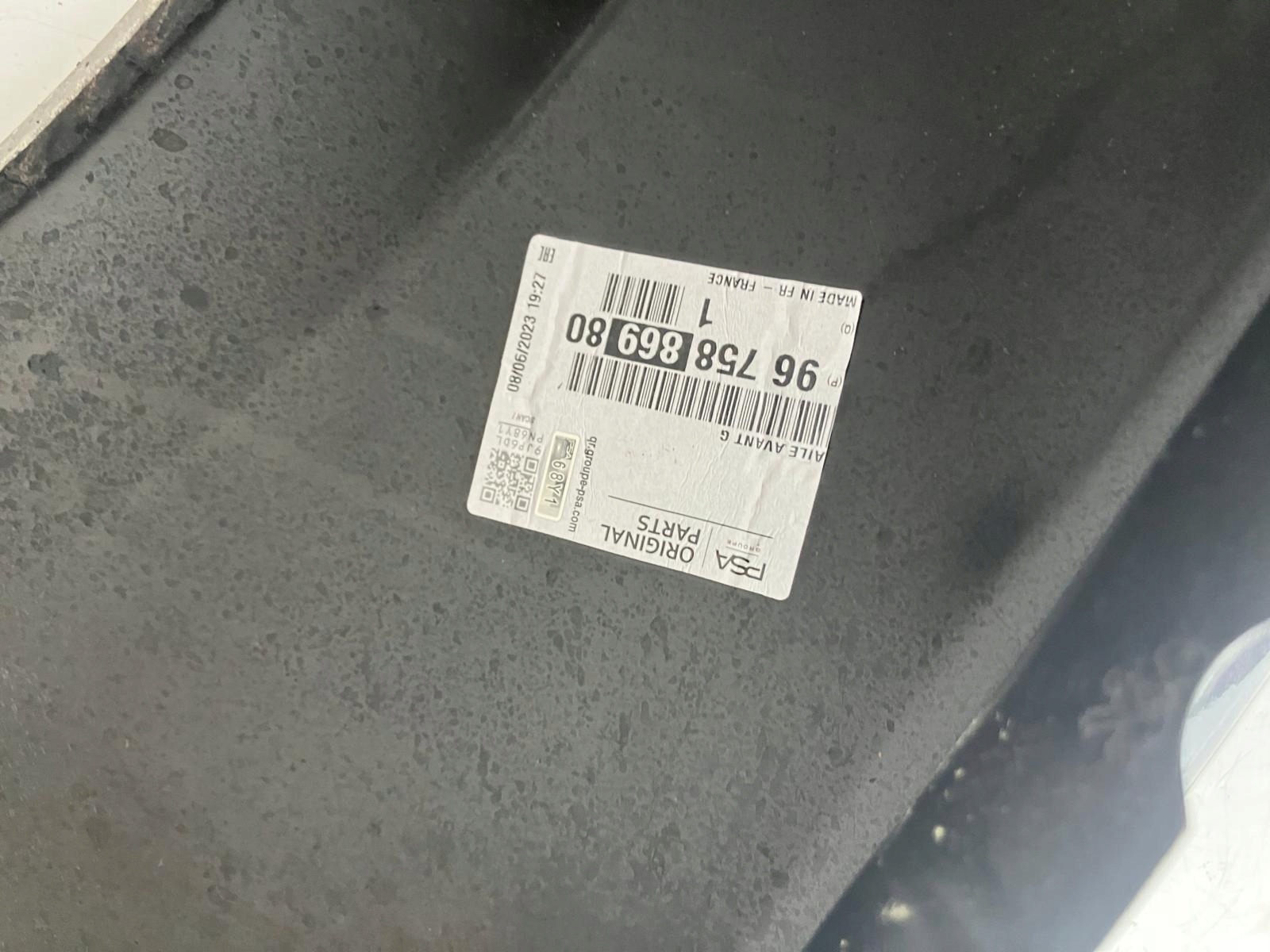 parafango sinistra Anteriore PEUGEOT 508 e RXH EEHD