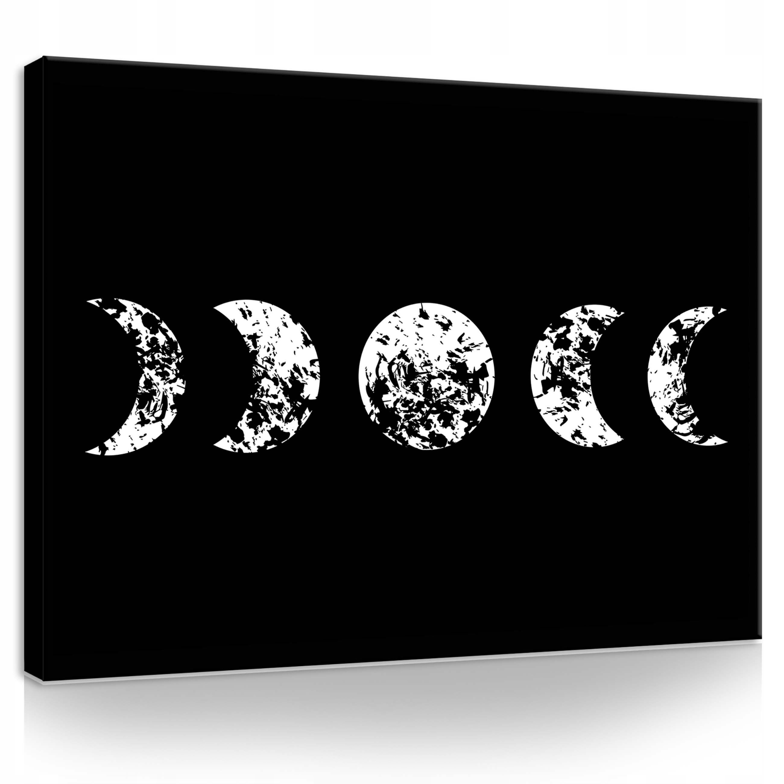 Obraz 70x50 Fáze Měsíce cyklus vesmír noc minimalismus astronomie klid