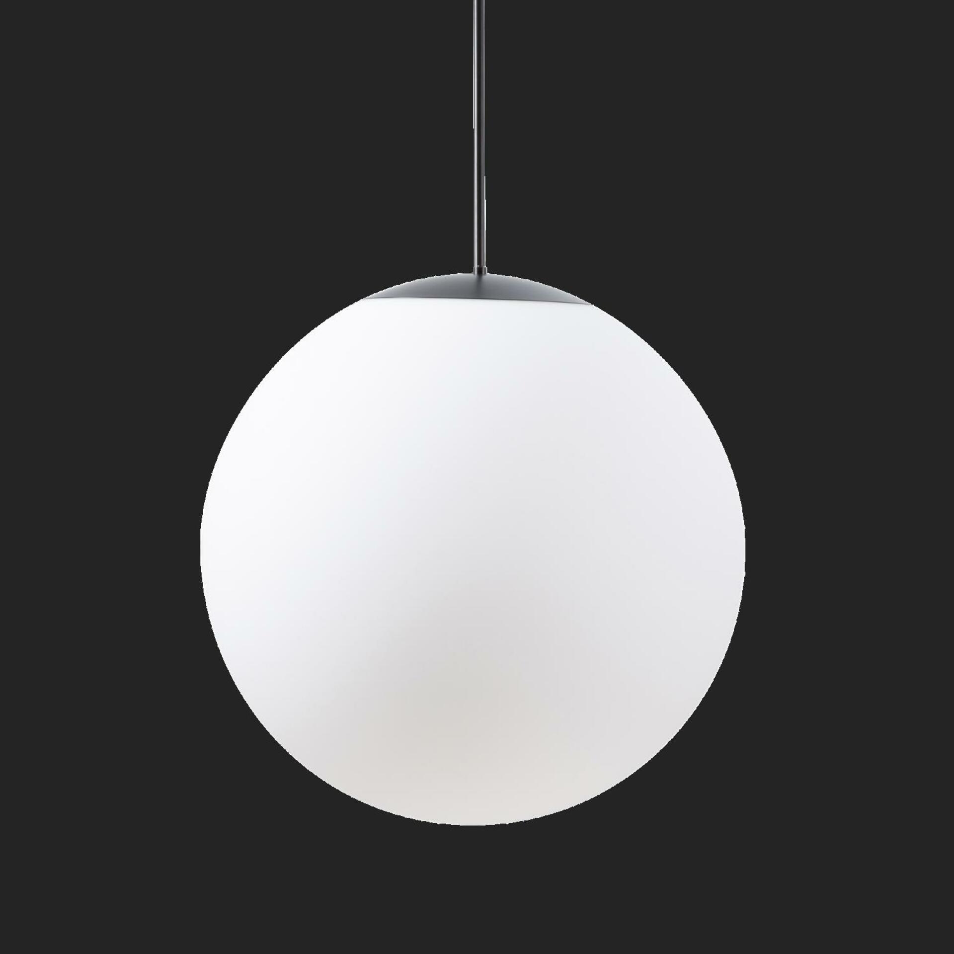 Osmont 70137 Isis P4 Pm-m Hp závesné plastové svietidlo čierna biela IP40 30