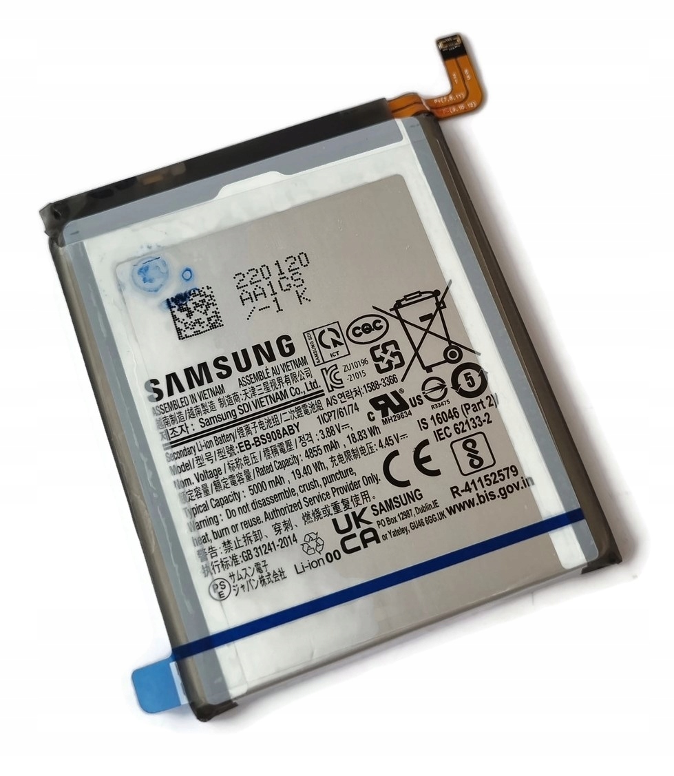Org Nová originální baterie pro Samsung Galaxy S22 Ultra (SM-S908)